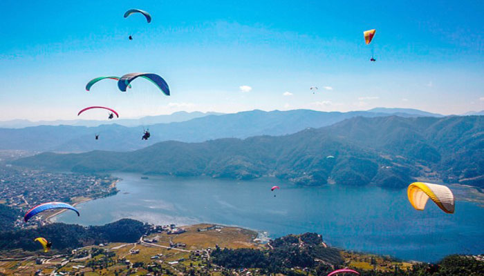 Paragliding in Pokhara