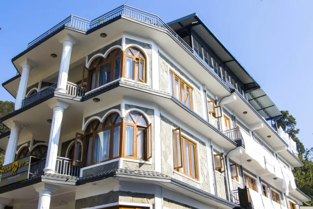Exterior View of Roamers Inn - Best budget friendly hostel in Pokhara